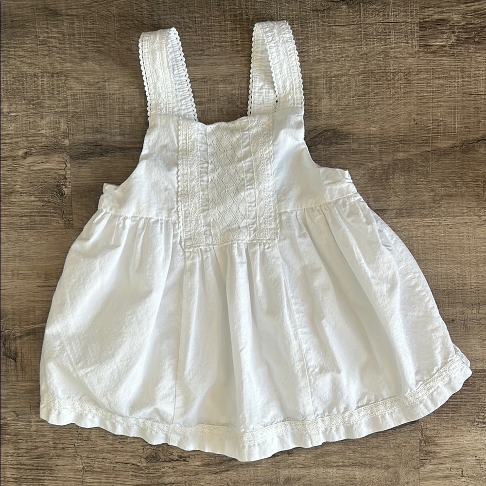 Haute Hippie Lace Trim Baby Dress size 7-8M